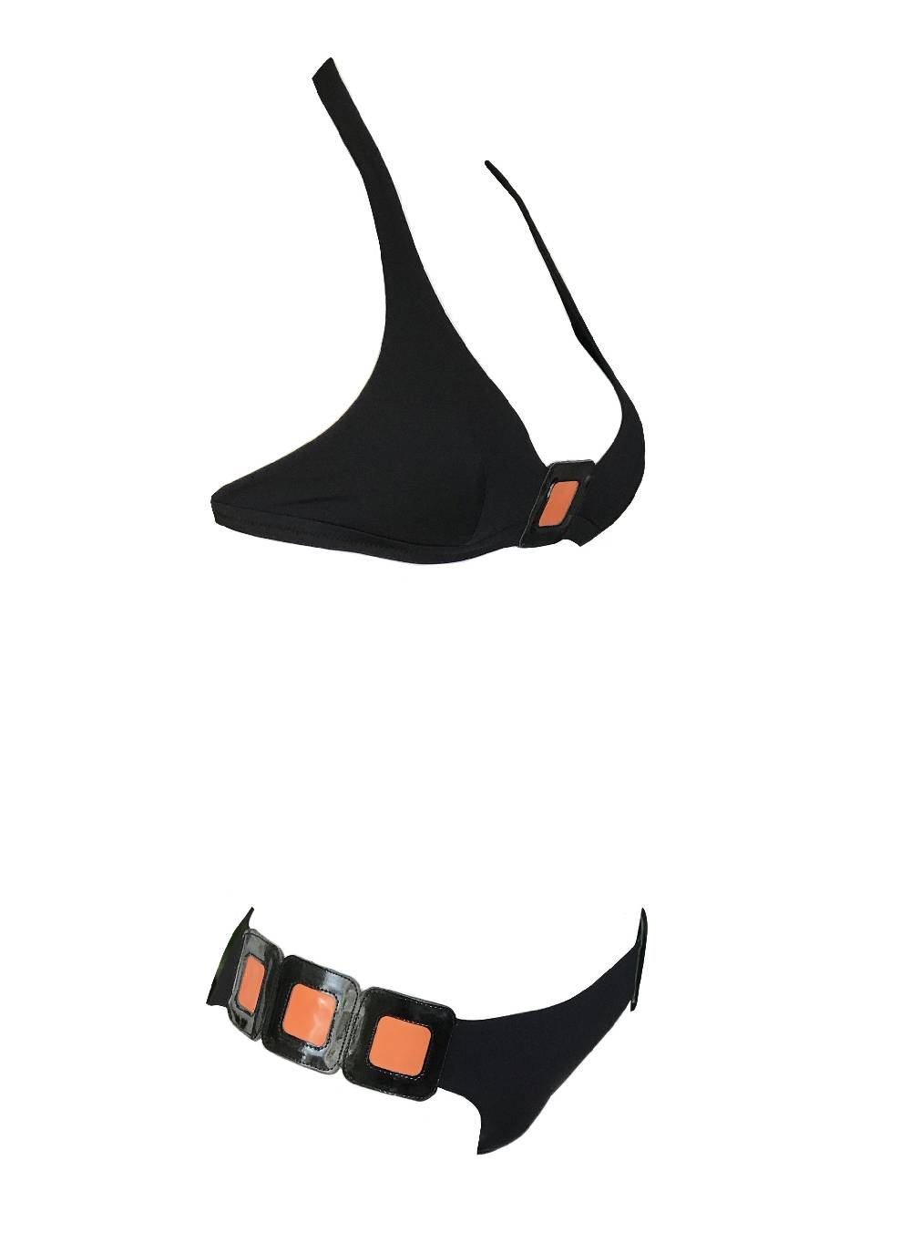 Nadia Guidi 35.f SQUARE Triangolo Americano Nero