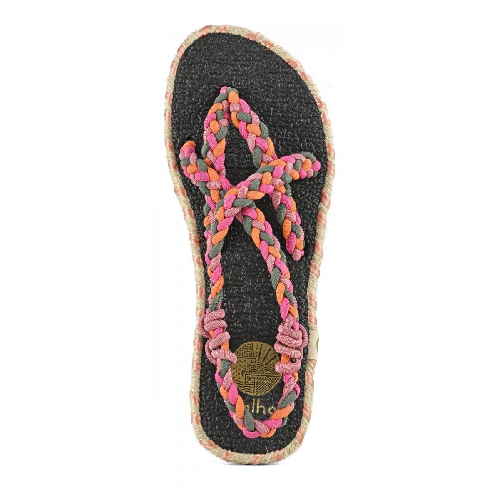 Nalho VIDYA SANDAL WITH CROCHET UPPE