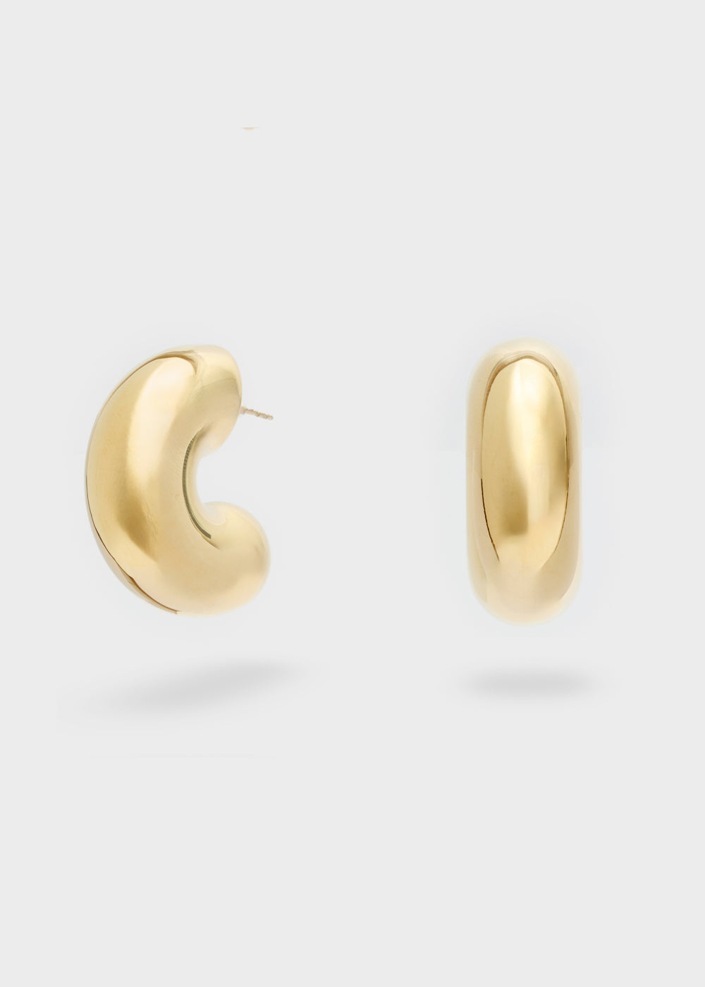 Nalí BIBI CHUNKY EARRINGS S.STEEL 14K G. PLAT. + COLORS