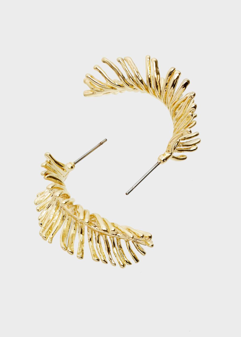 Nalí 14K GOLD PLATED TIA EARRINGS