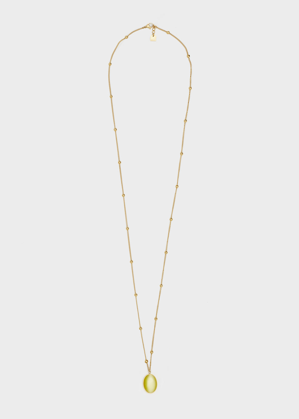 Nalí 14KT GOLD PLA. S. STEEL OPAL NECKLACE + COLORS