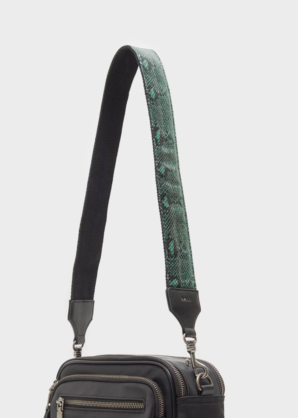 Nalí ADELINA STRAP W/ GREEN SNAKE PRINT