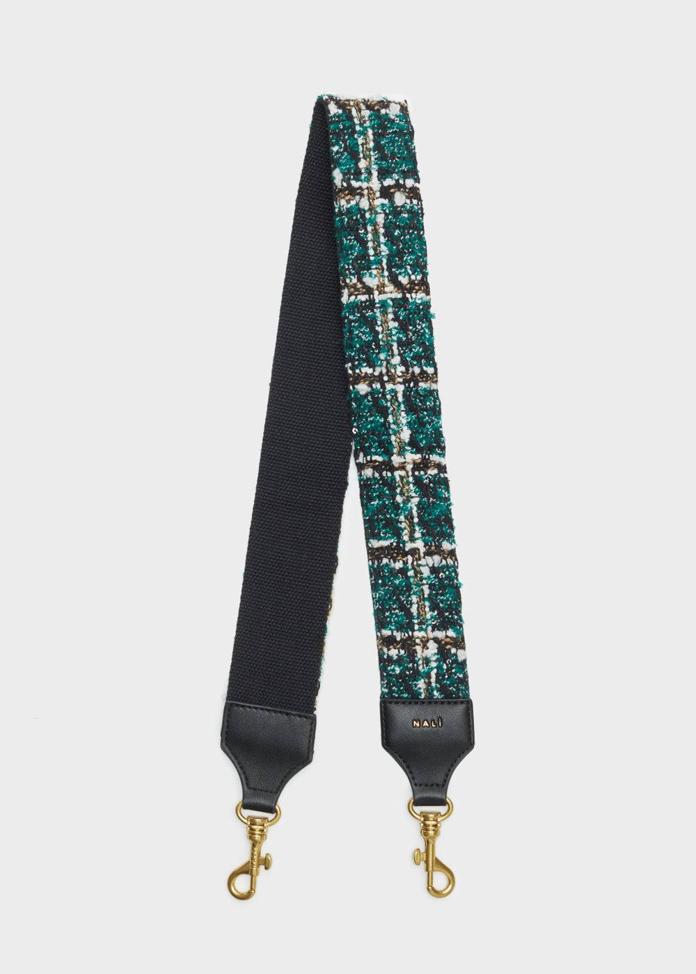 Nalí ALMA STRAP W/ GREEN CHECK FABRIC