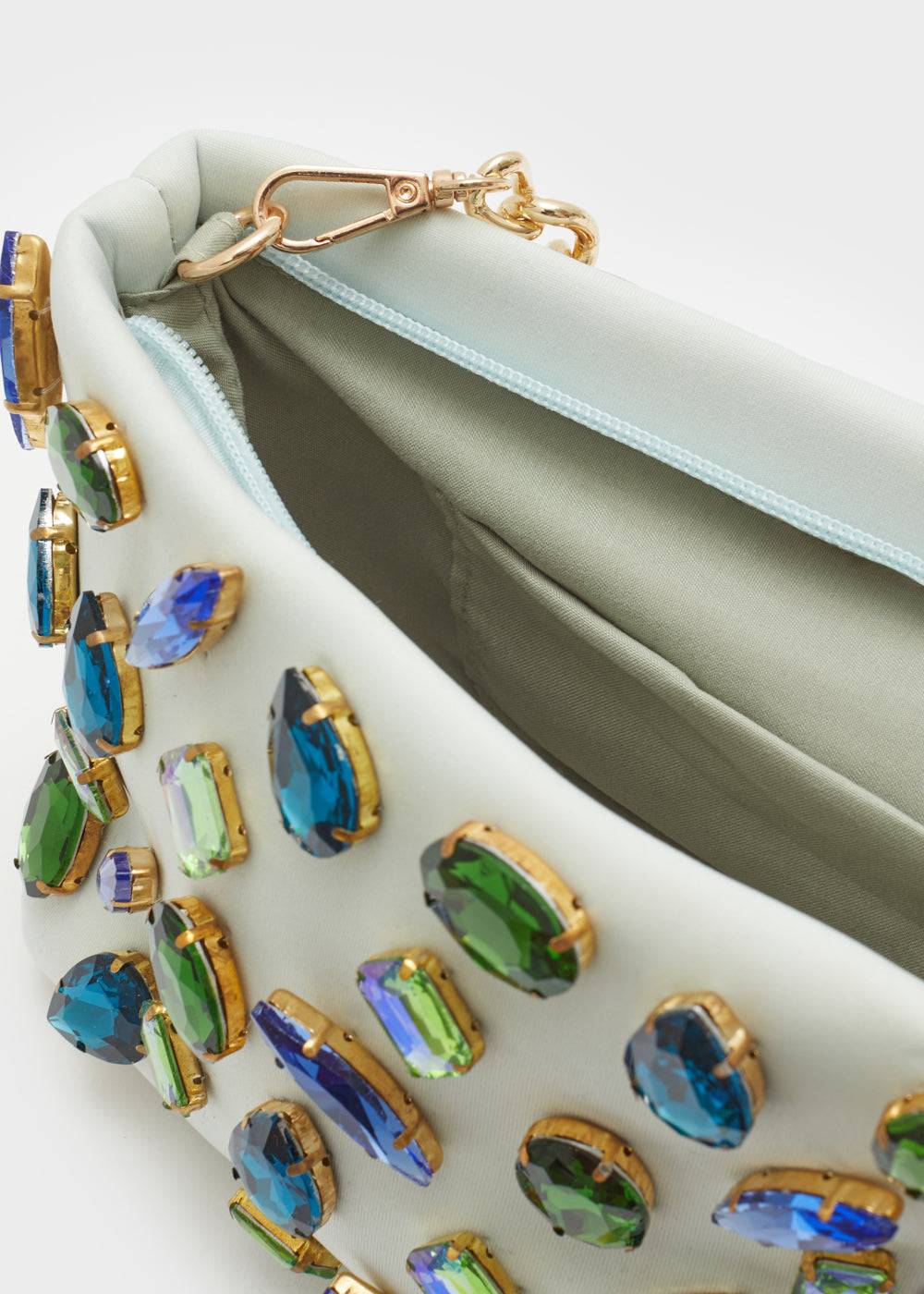 Nalí ANGIE BAG IN NEOPRENE W/ STONES + COLORS