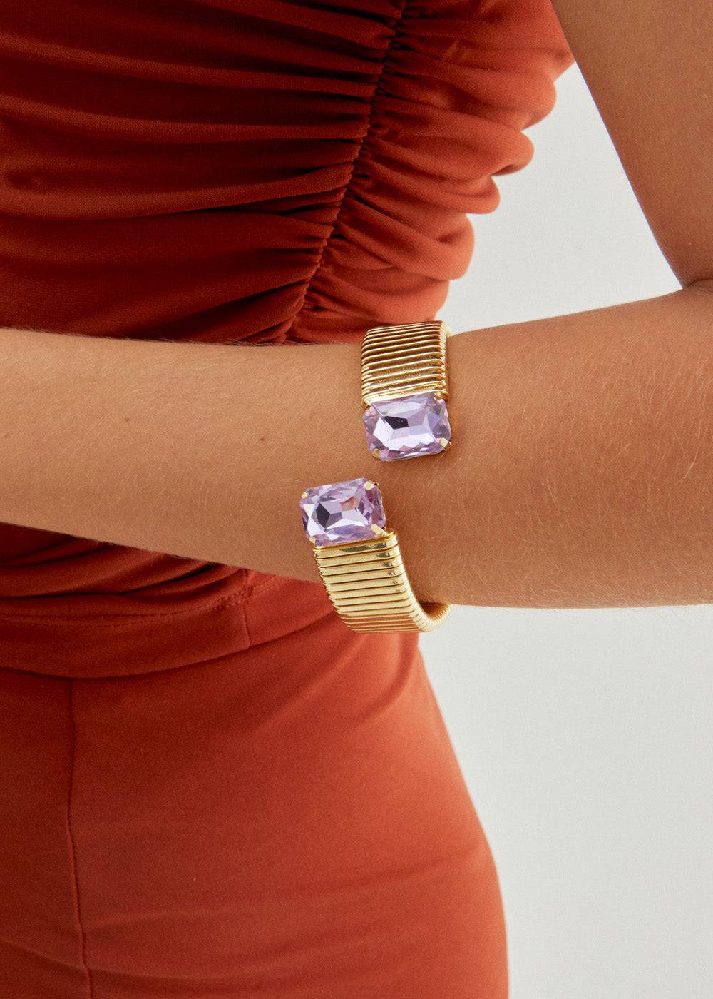 Nalí ATHENA GOLD BRACELET W/ STONES + COLORS