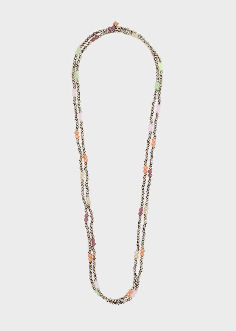 Nalí AURA LONG NECKLACE W/ BEADS + COLORS