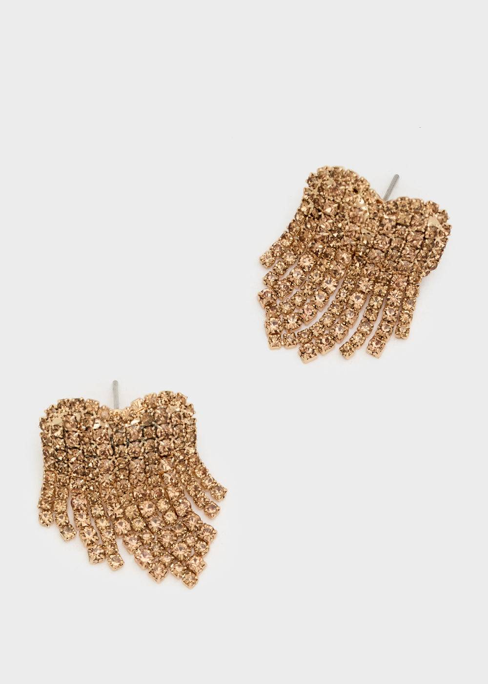 Nalí BABY HEART EARRINGS W/ STONES + COLORS