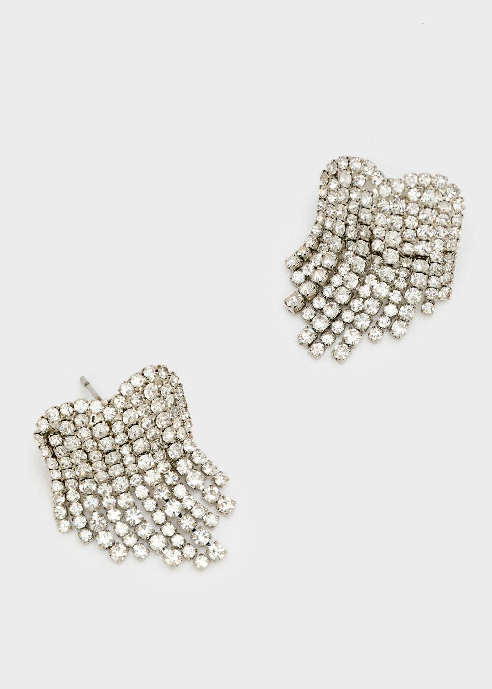 Nalí BABY HEART EARRINGS W/ STONES + COLORS