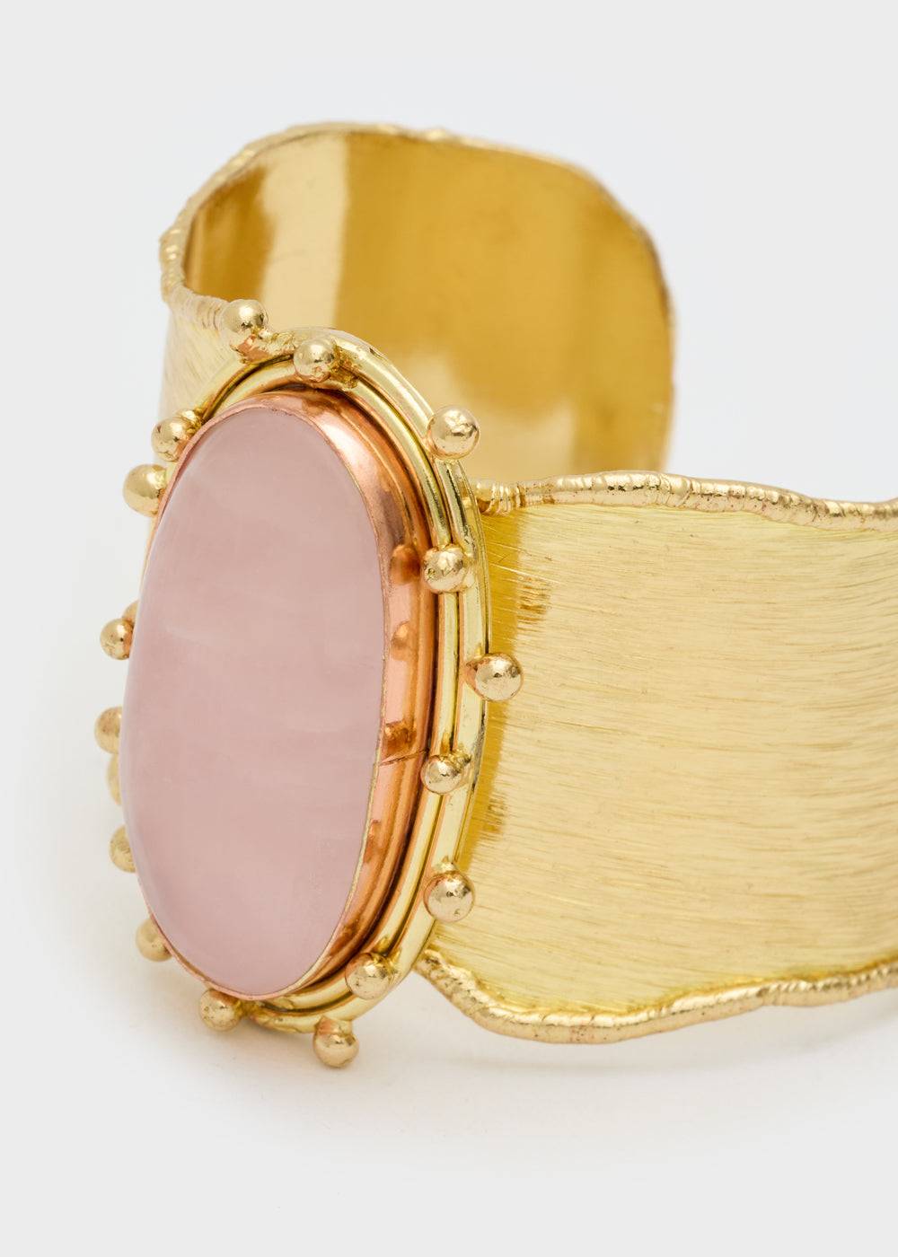 Nalí BANGLE BRACELET W NATURAL STONE + COLORS