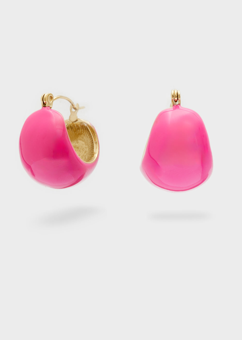 Nalí BECCA ENAMEL EARRINGS S.STEEL + COLORS