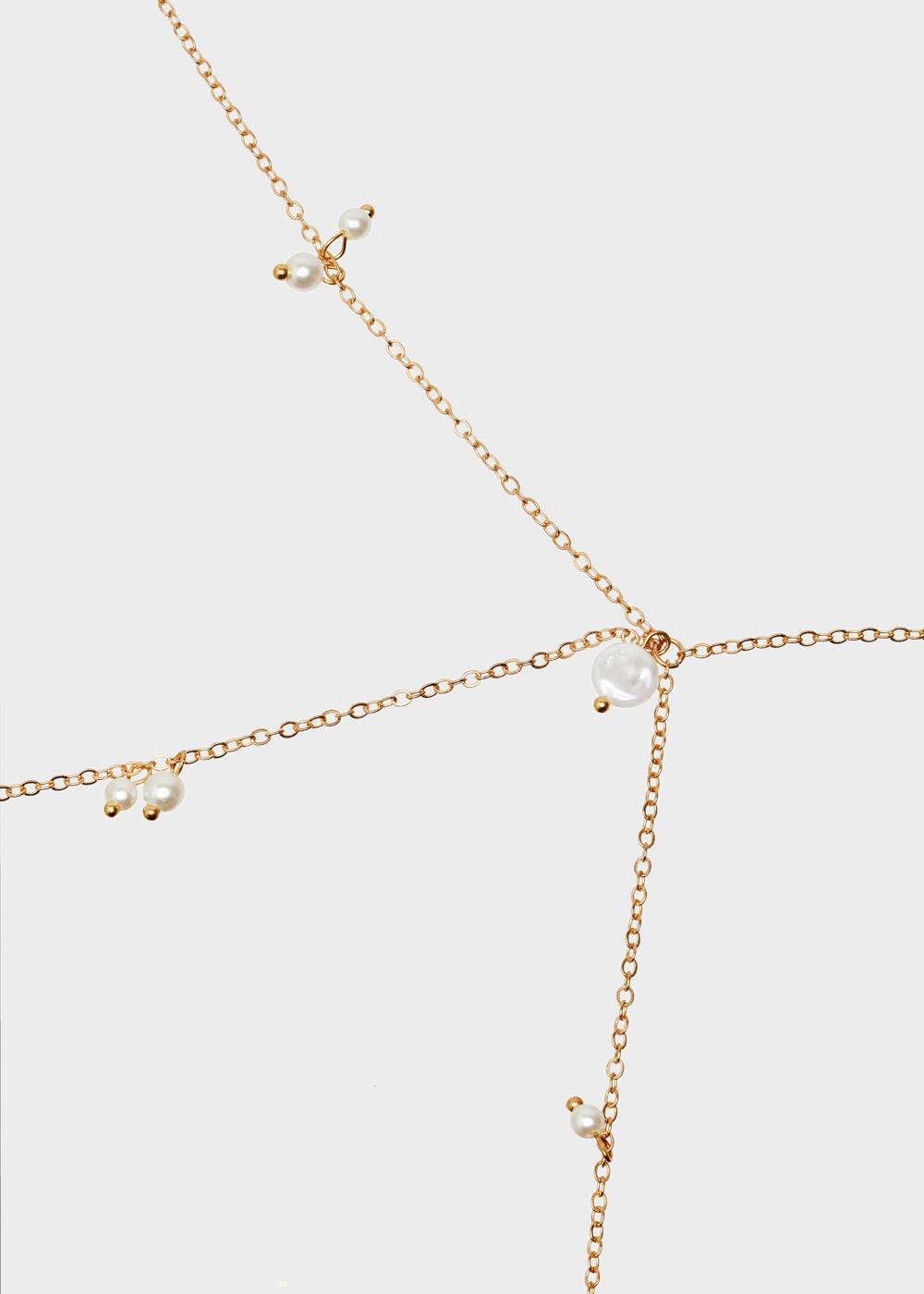 Nalí BODY CHAIN WITH PEARLS