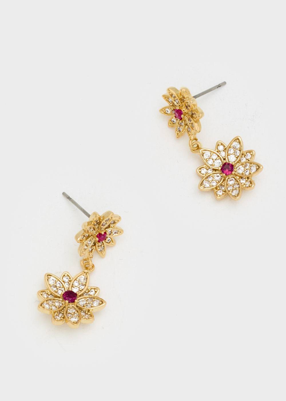 Nalí BOUQUET EARRINGS W/ STONES + COLORS