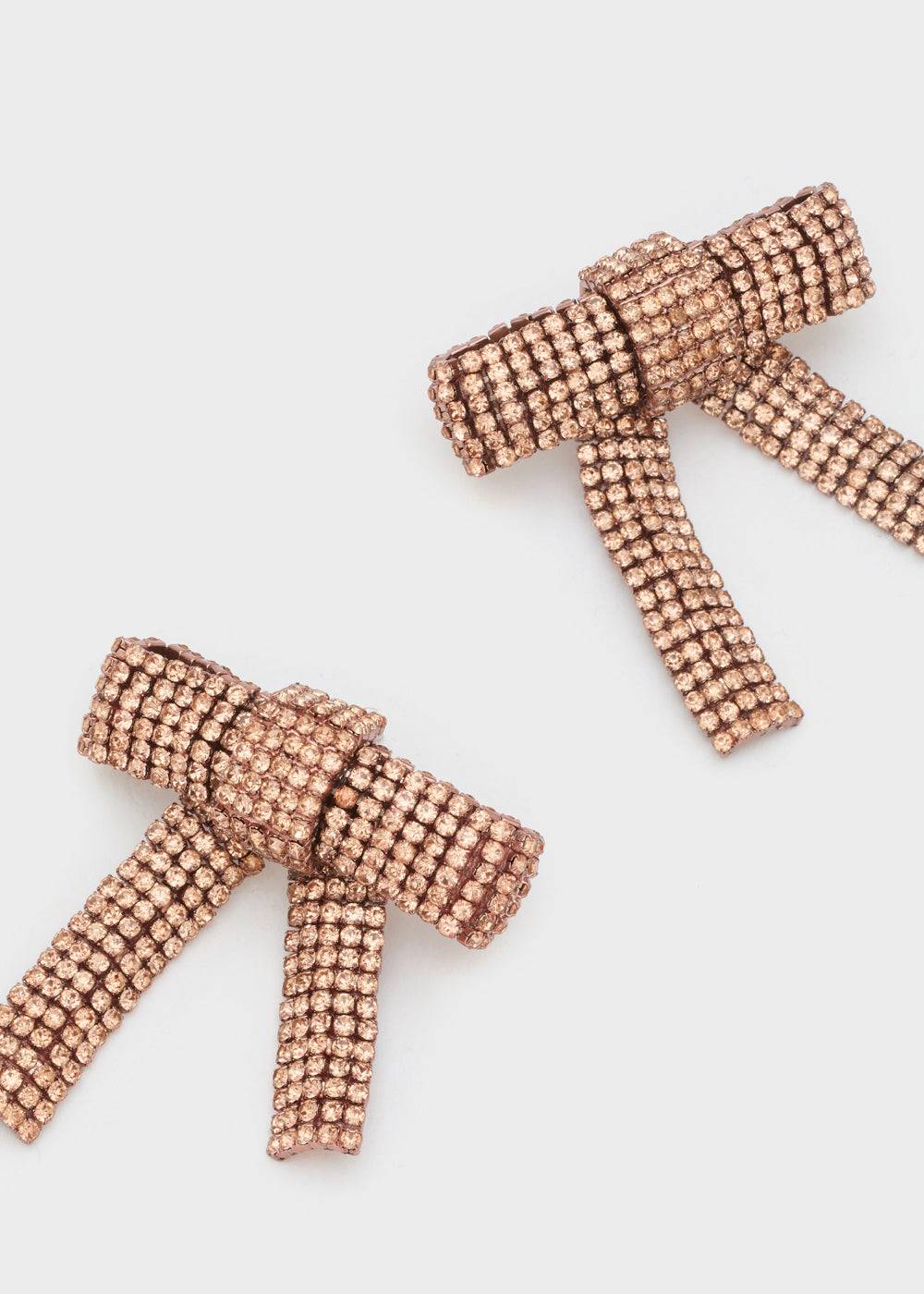 Nalí BOWS EARRINGS W STONES + COLORS