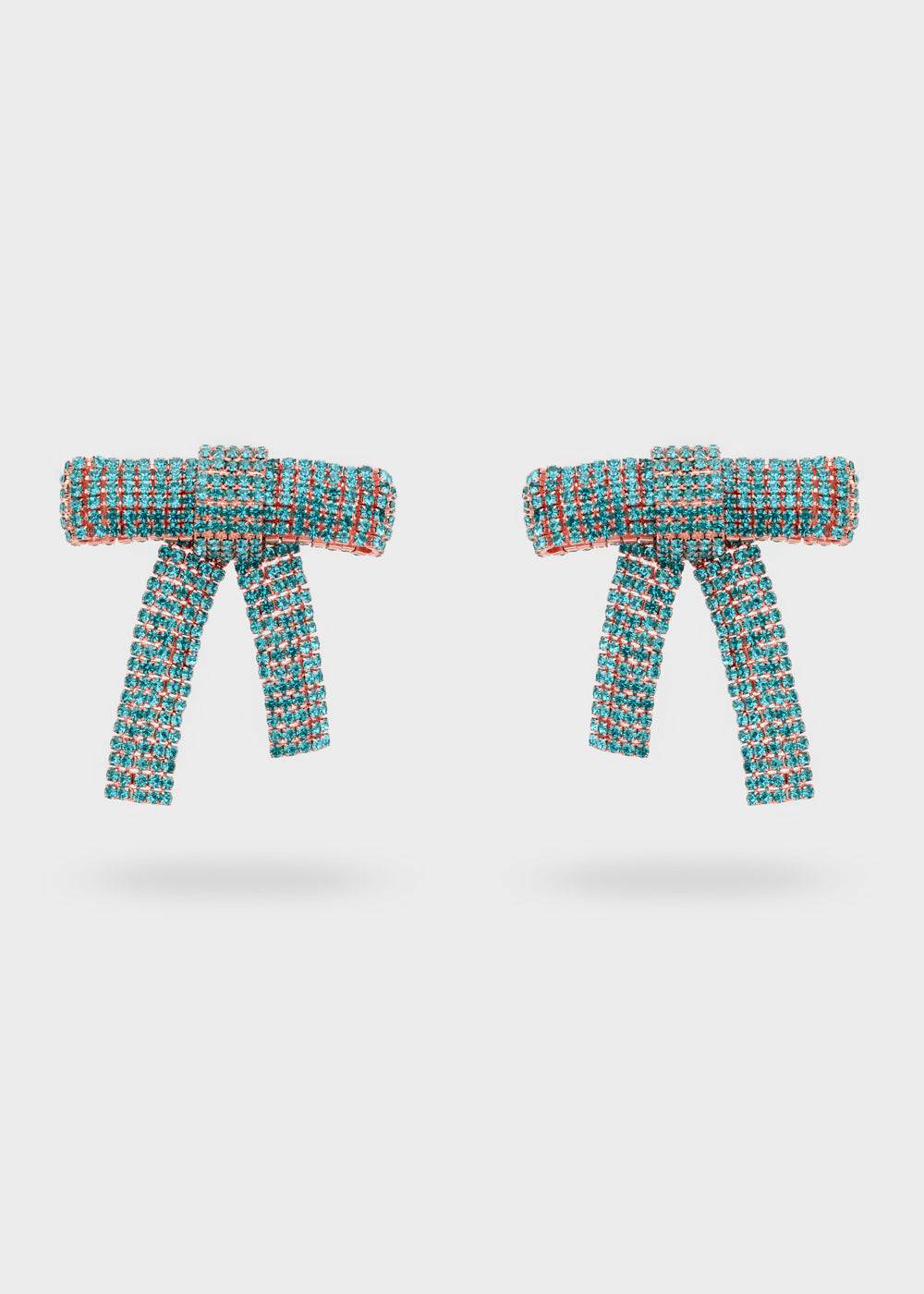 Nalí BOWS EARRINGS W STONES + COLORS