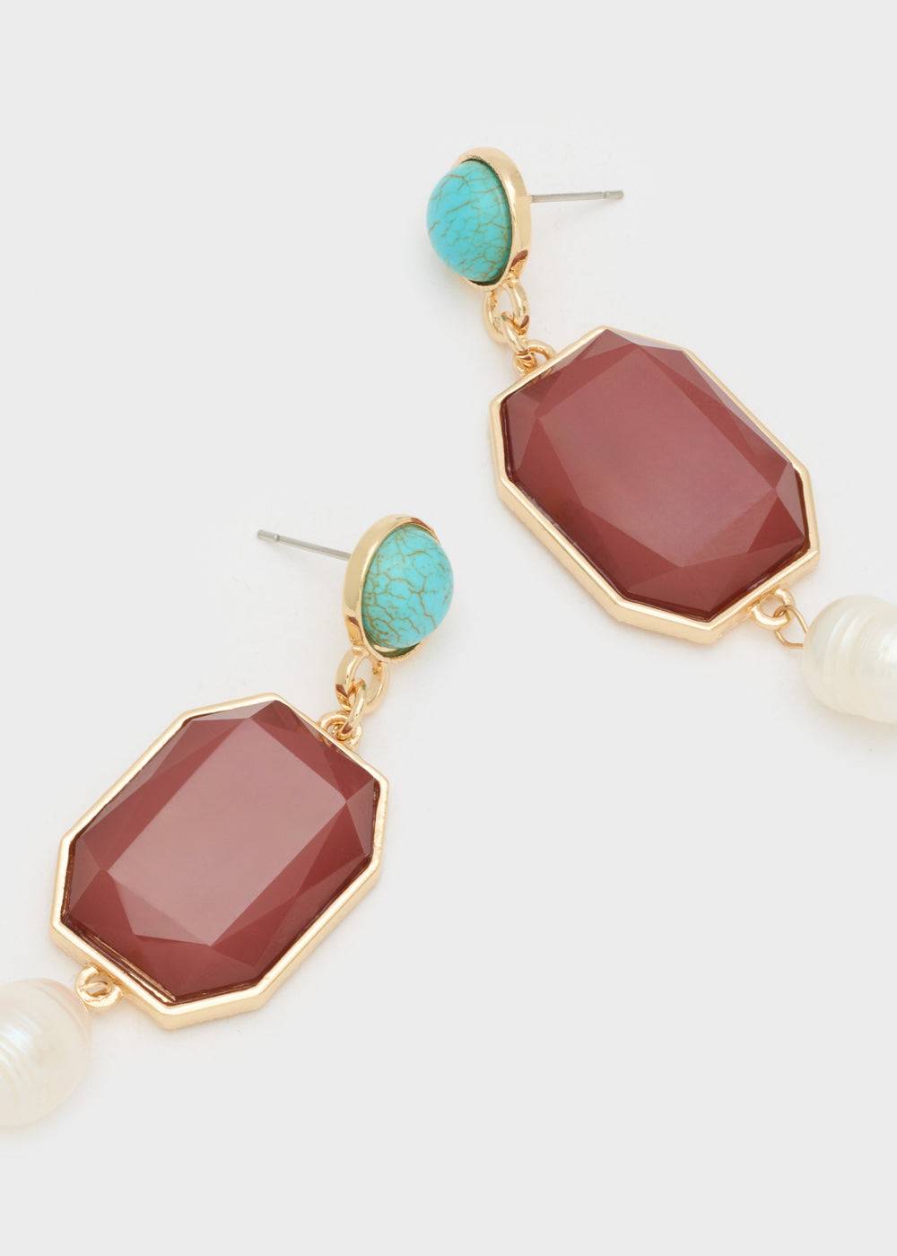 Nalí BRINA EARRINGS WITH PENDANT + COLORS