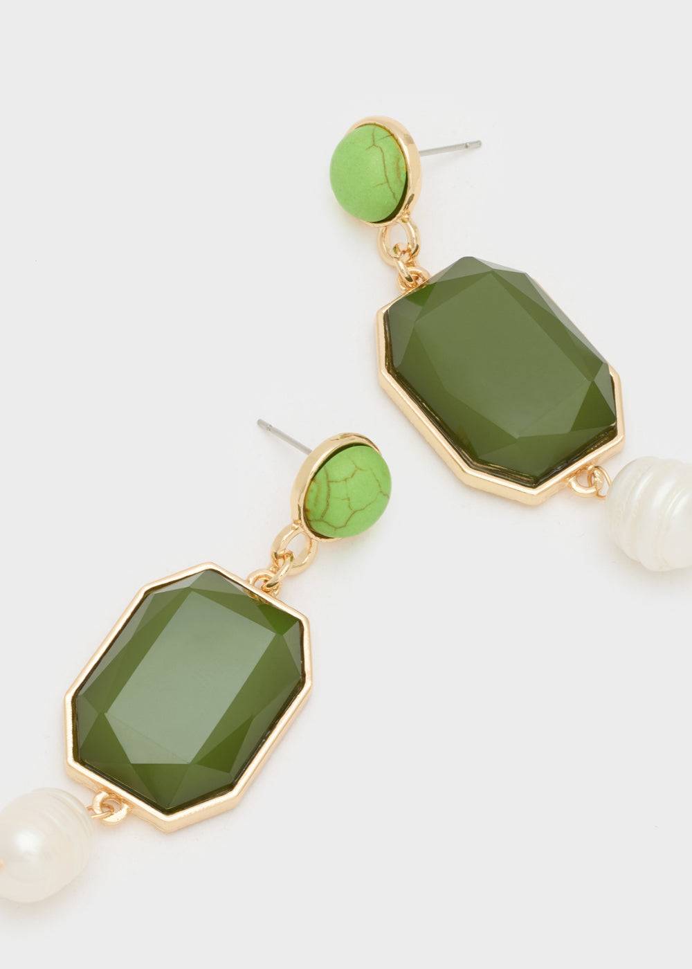 Nalí BRINA EARRINGS WITH PENDANT + COLORS