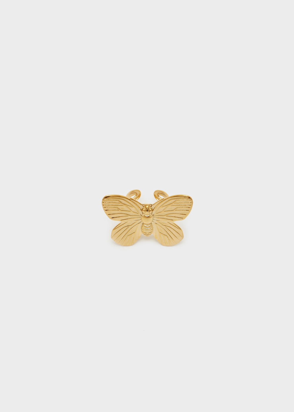 Nalí BUTTERFLY GOLD RING S.STEEL