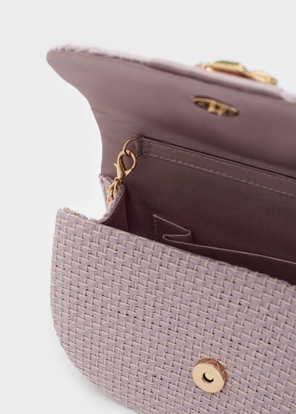 Nalí CARLA CLUTCH W/ FLOWER CLOSURE + COLORS