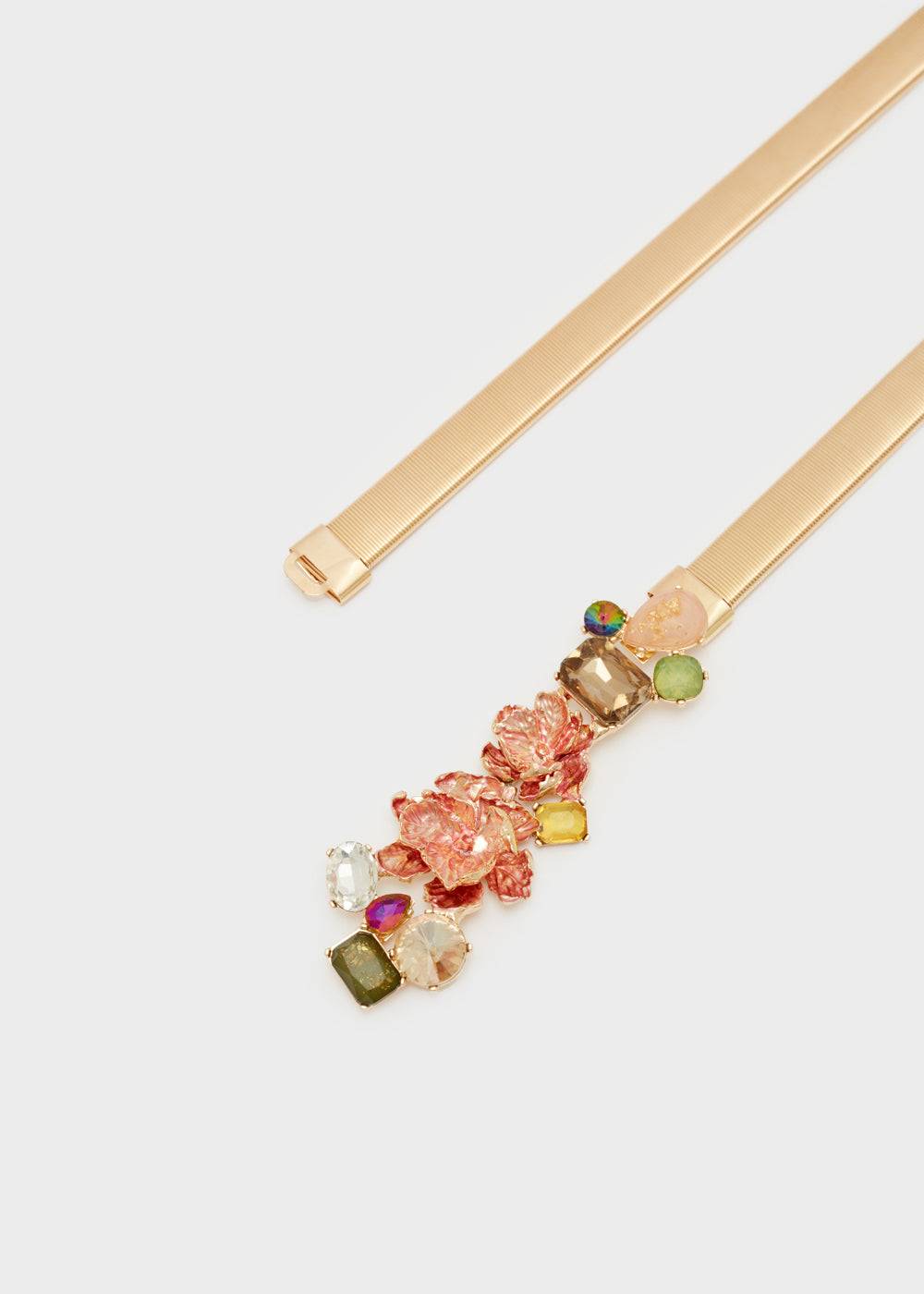 Nalí CARLA ELASTIC BET W/ FLOWERS+ STONE + COLORS