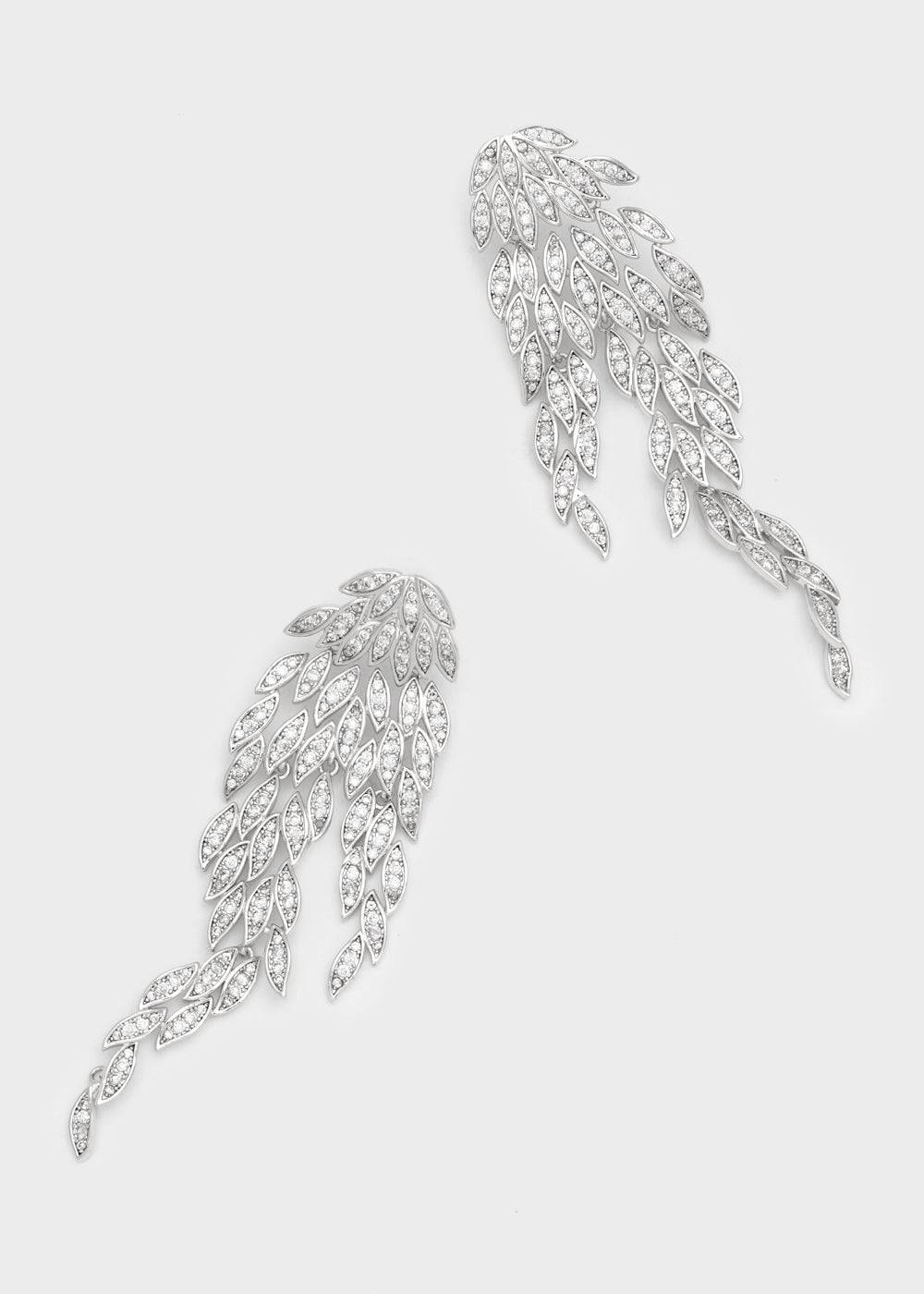 Nalí CASCADE EARRINGS WITH ZIRCONS + COLORS