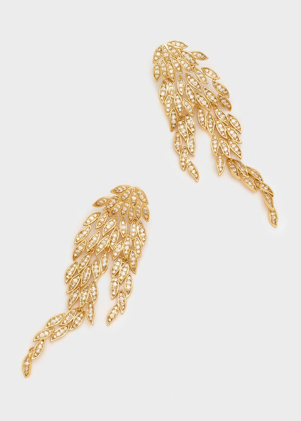 Nalí CASCADE EARRINGS WITH ZIRCONS + COLORS