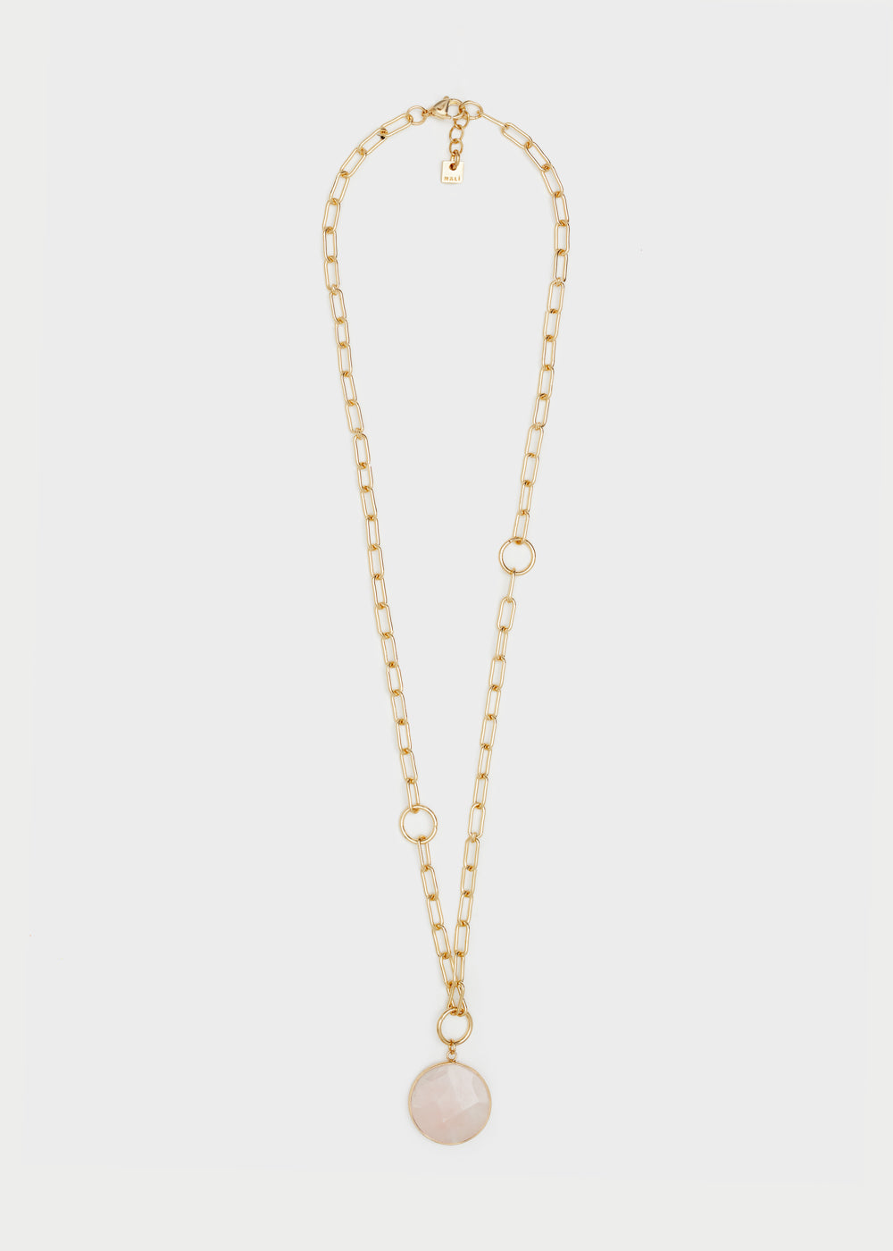 Nalí CHAIN NECKLACE W/ NATURAL STONE PENDANT
