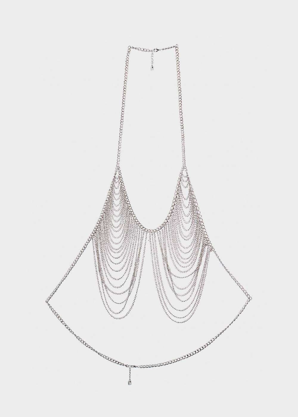 Nalí CHAIN TOP IN SILVER