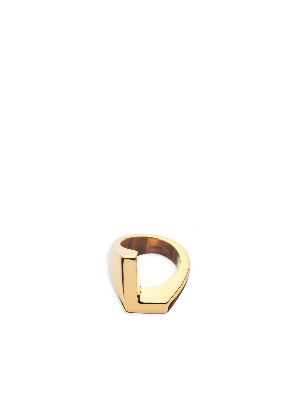 Nalí CHUNKY GOLD RING LETTER SIZE II + LETTERS