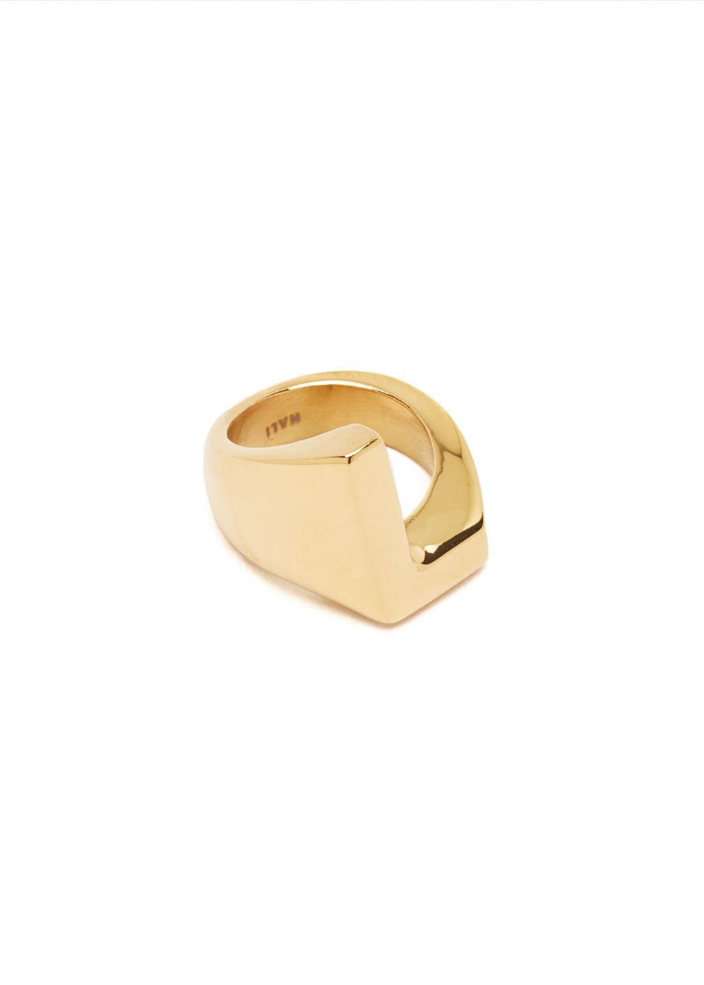 Nalí CHUNKY GOLD RING LETTER SIZE II + LETTERS