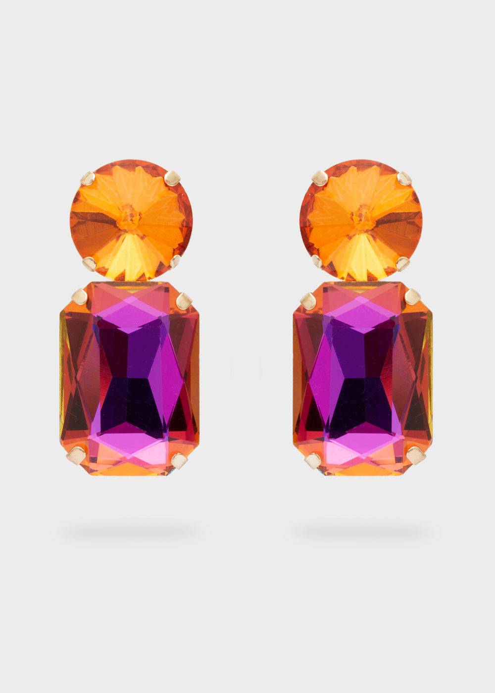 Nalí CINCIN CLIP EARRINGS W/ STONES + COLORS