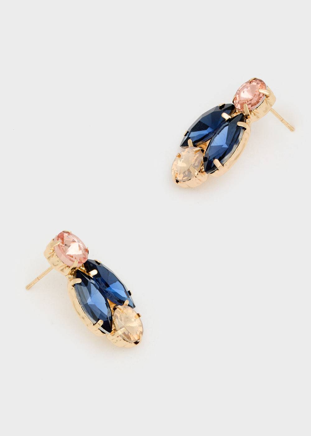 Nalí CYNTHIA LOBE EARRINGS W/ STONES + COLORS