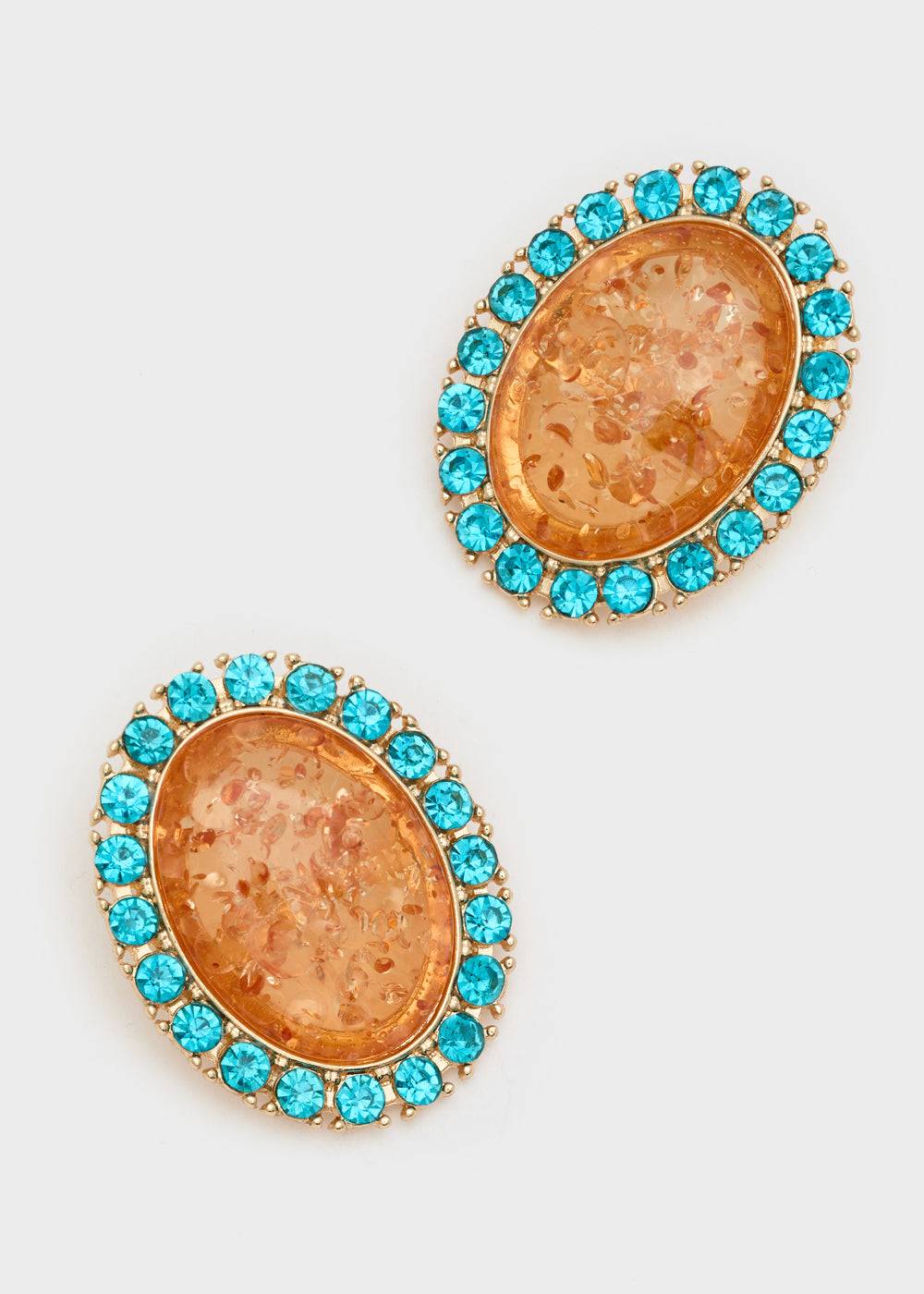 Nalí DENISE OVAL EARRINGS + COLORS