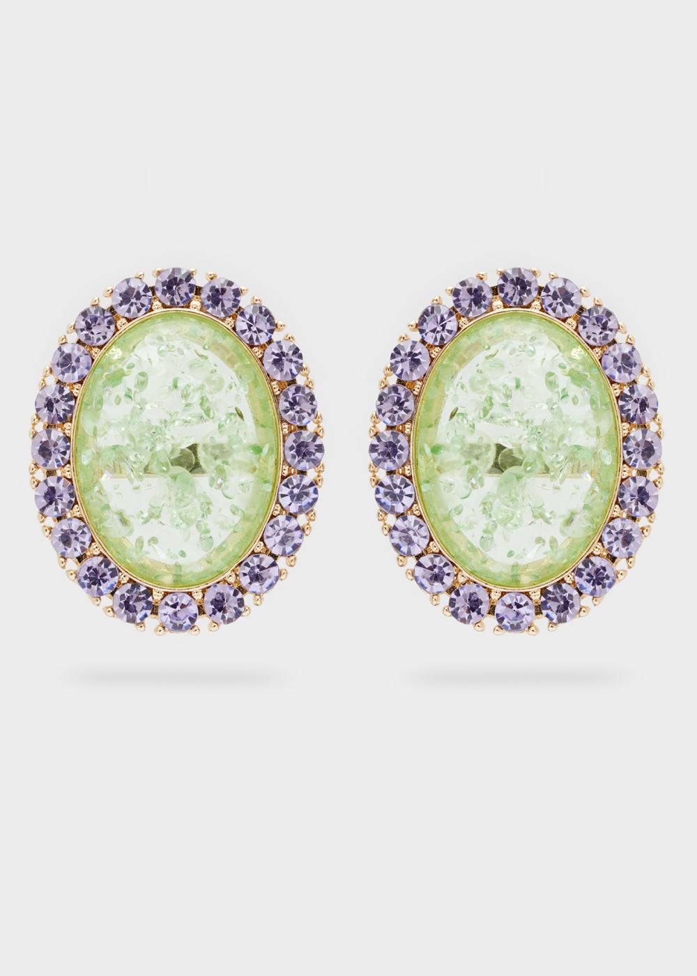 Nalí DENISE OVAL EARRINGS + COLORS