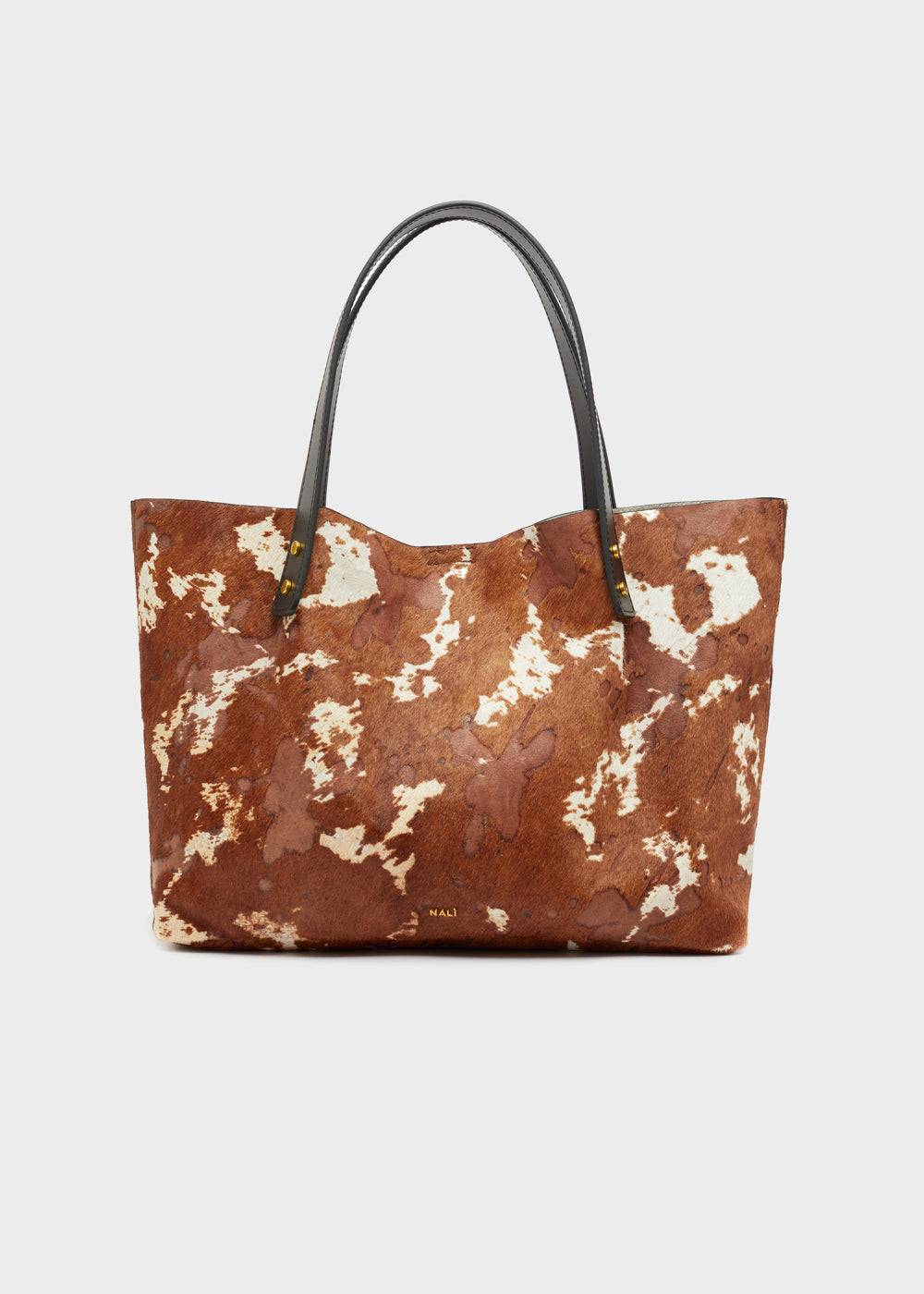 Nalí DESIRE TOTE BAG IN REAL LEATHER COW
