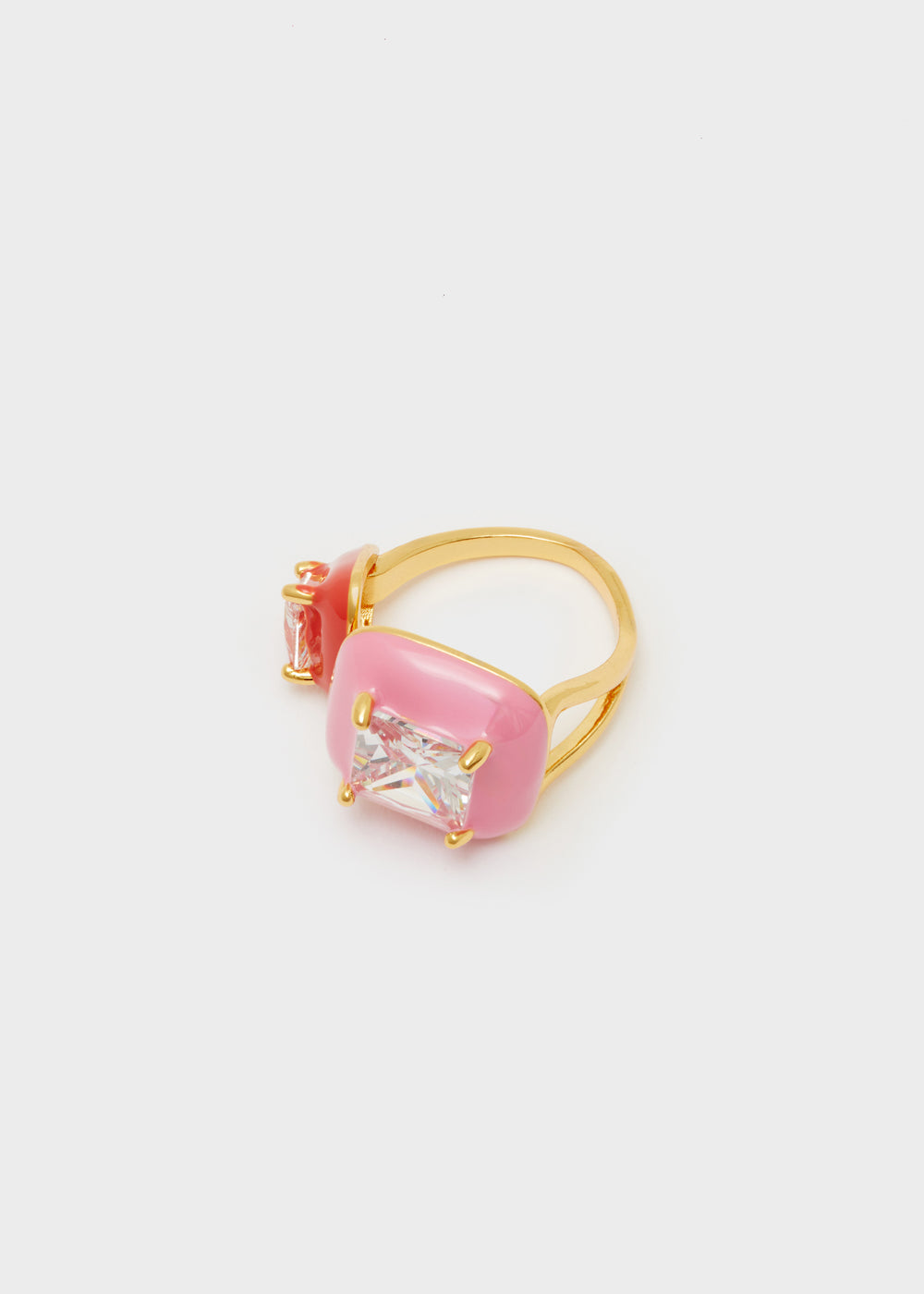 Nalí DOUBLE RING W/ ENAMEL + COLORS