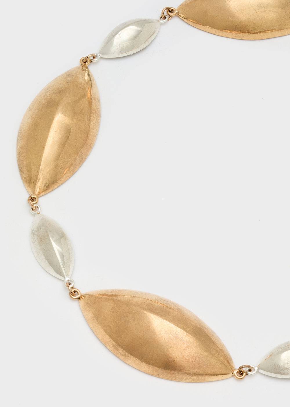 Nalí DUNE NECKLACE GOLD+SILVER