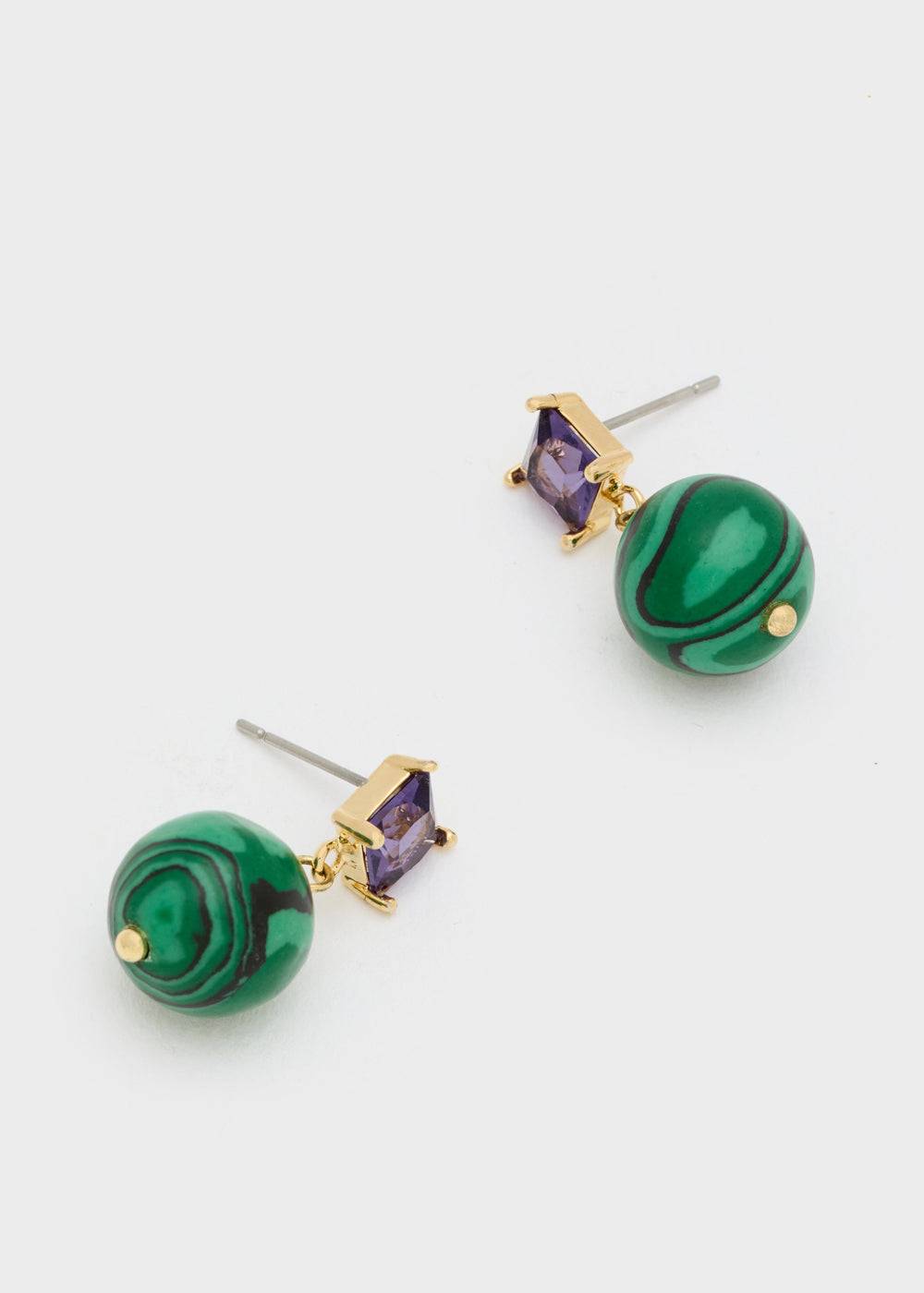 Nalí EARRINGS W/ PEARL + STONE + COLORS