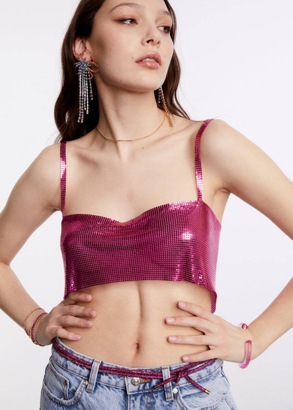 Nalí ELETTRA TOP IN MESH + COLORS