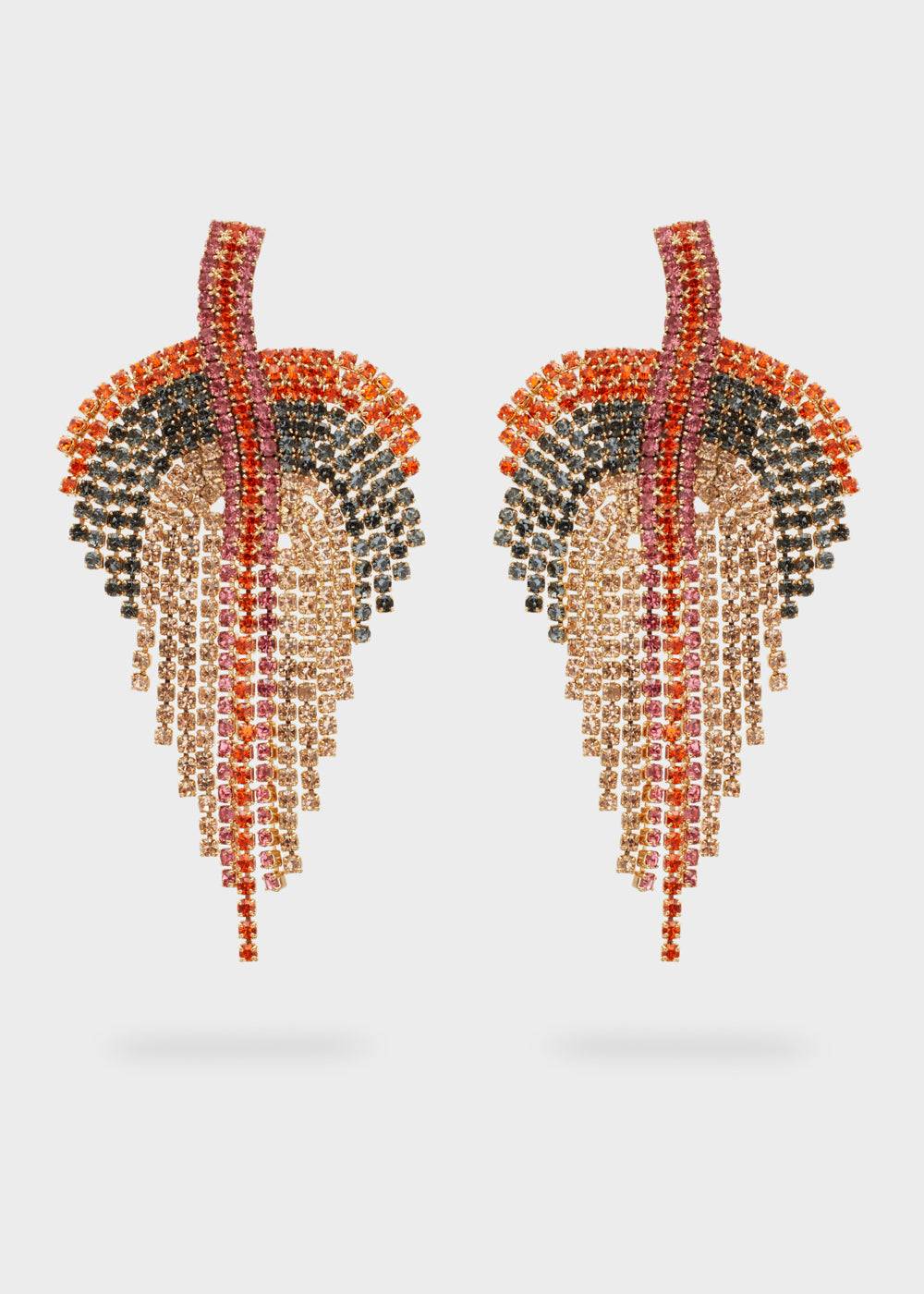 Nalí FANCY LONG EARRINGS W/ + COLORS