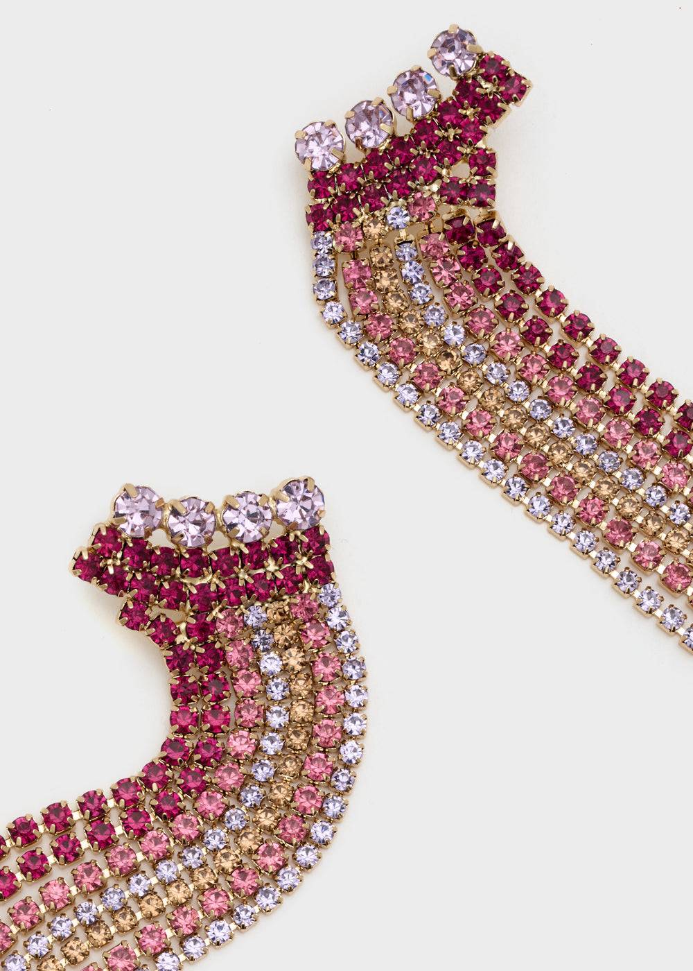 Nalí FESTA EARRINGS W/ STONES + COLORS