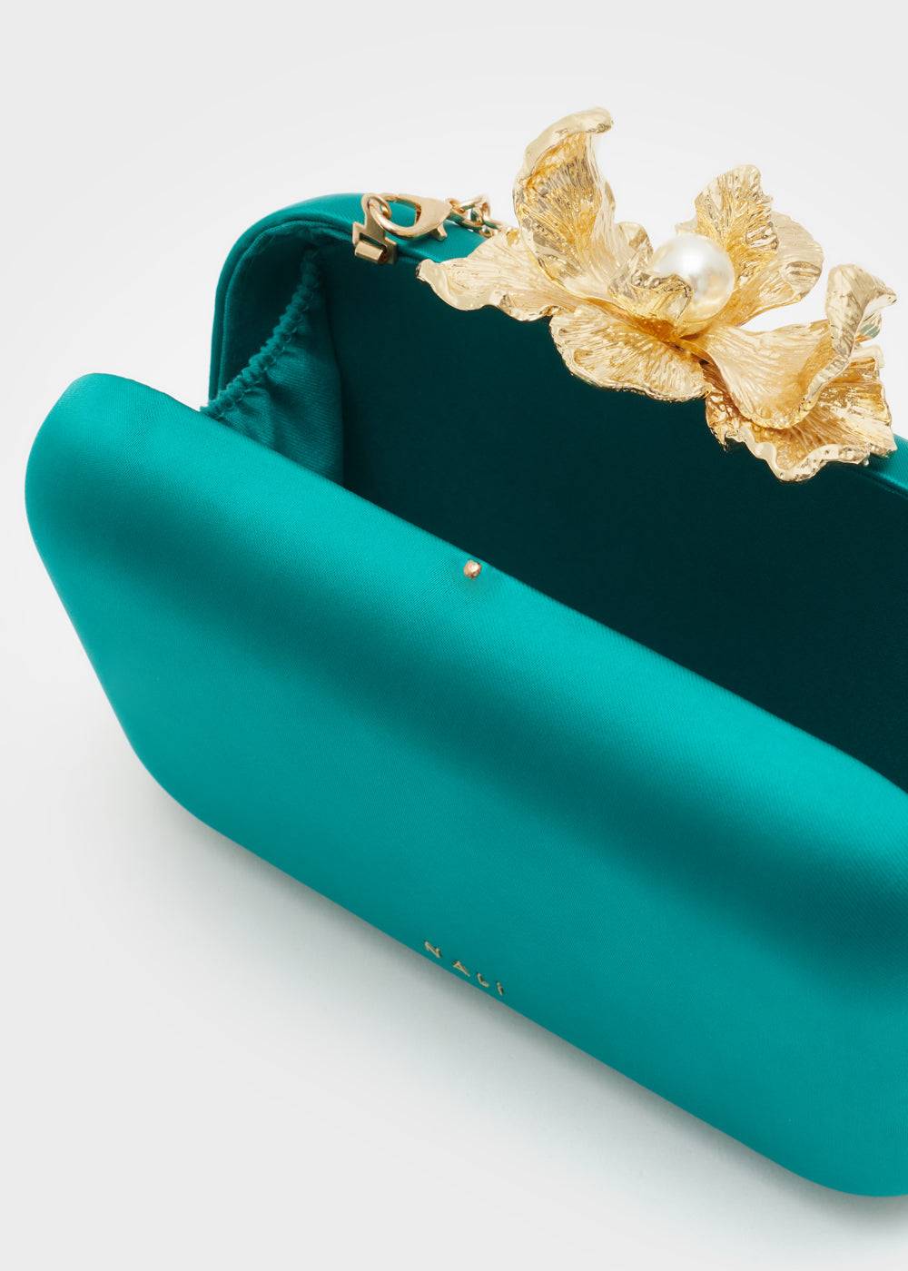 Nalí FIORE CLUTCH IN NYLON + COLORS