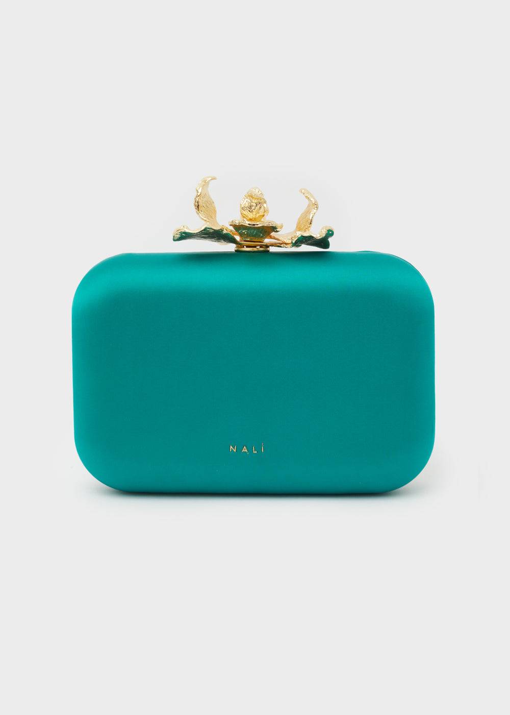 Nalí FIORE CLUTCH IN NYLON + COLORS