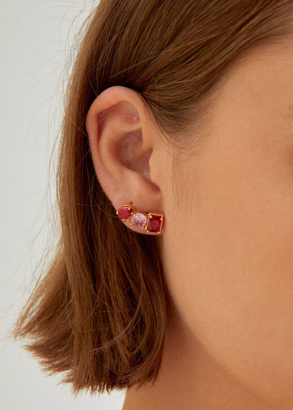 Nalí FRANCINE EARRINGS W/ STONES + COLORS