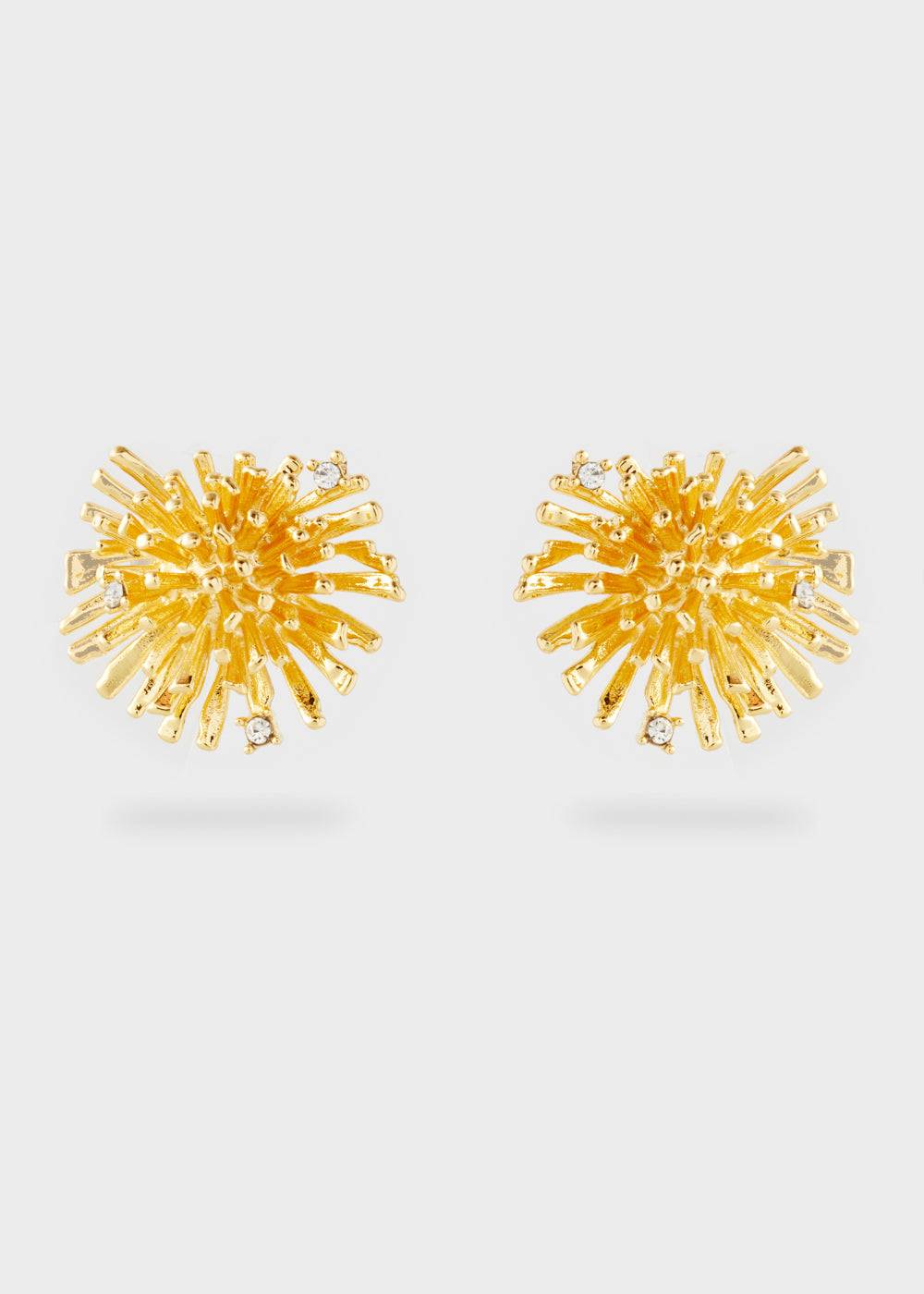 Nalí GINA LOBE EARRINGS IN GOLD WITH STONES