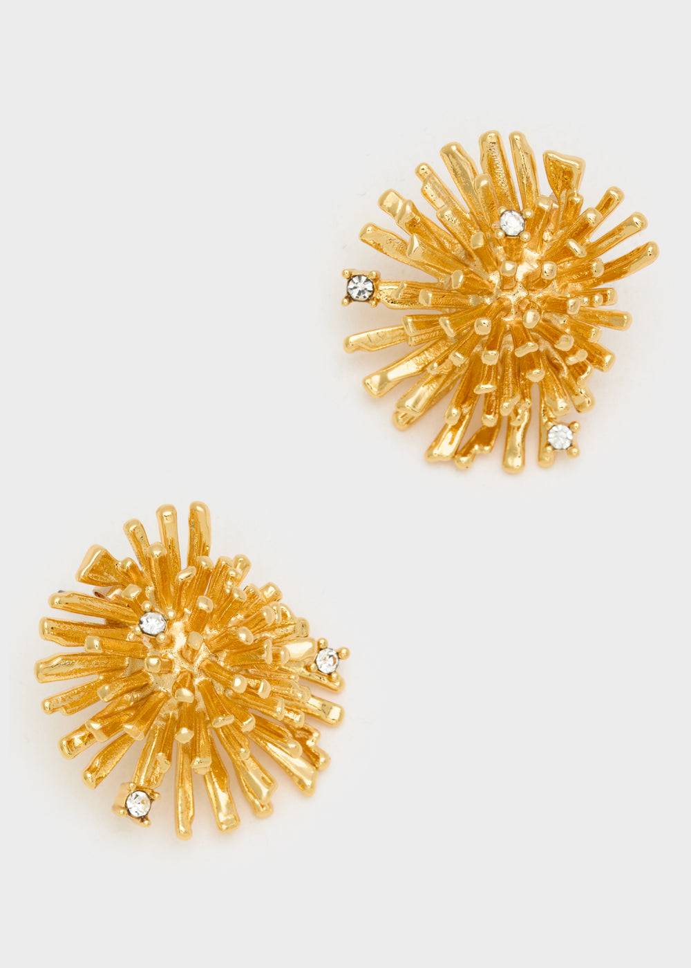 Nalí GINA LOBE EARRINGS IN GOLD WITH STONES