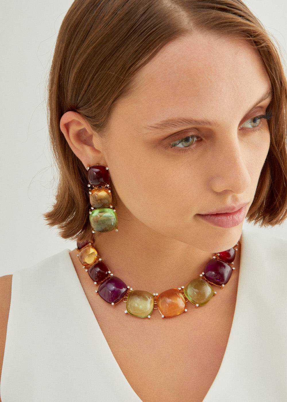 Nalí GLASS NECKLACE + COLORS