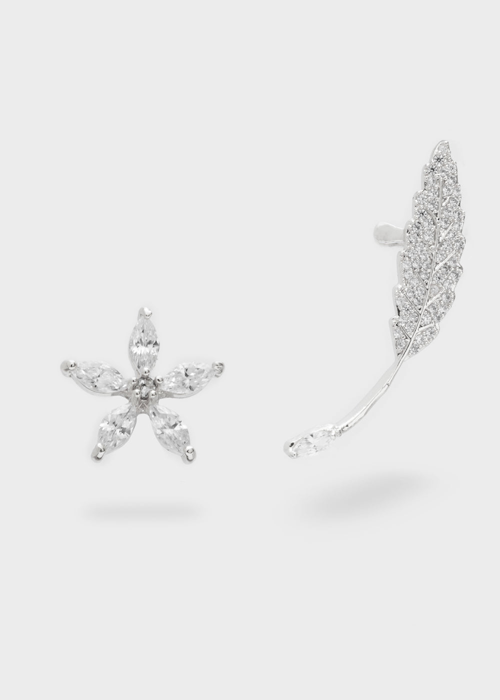 Nalí GOLD EARCUFF EARRINGS ARROW W/ STONES + COLORS