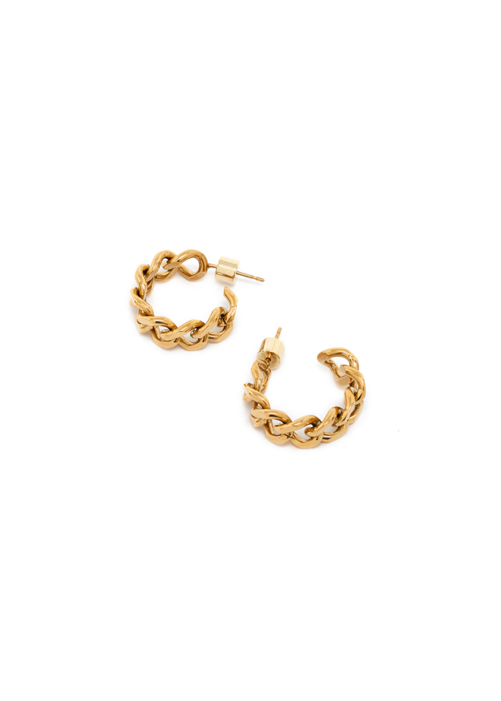 Nalí GOLD ISA CHAIN EARRINGS