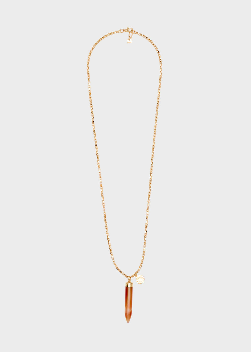 Nalí GOLD NECKLACE + HORN PENDANT