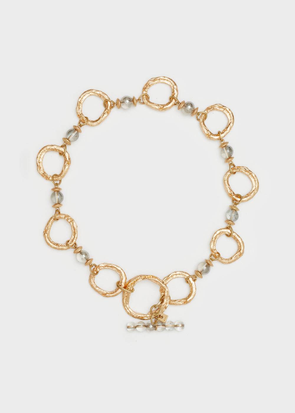 Nalí GOLD RING NECKLACE